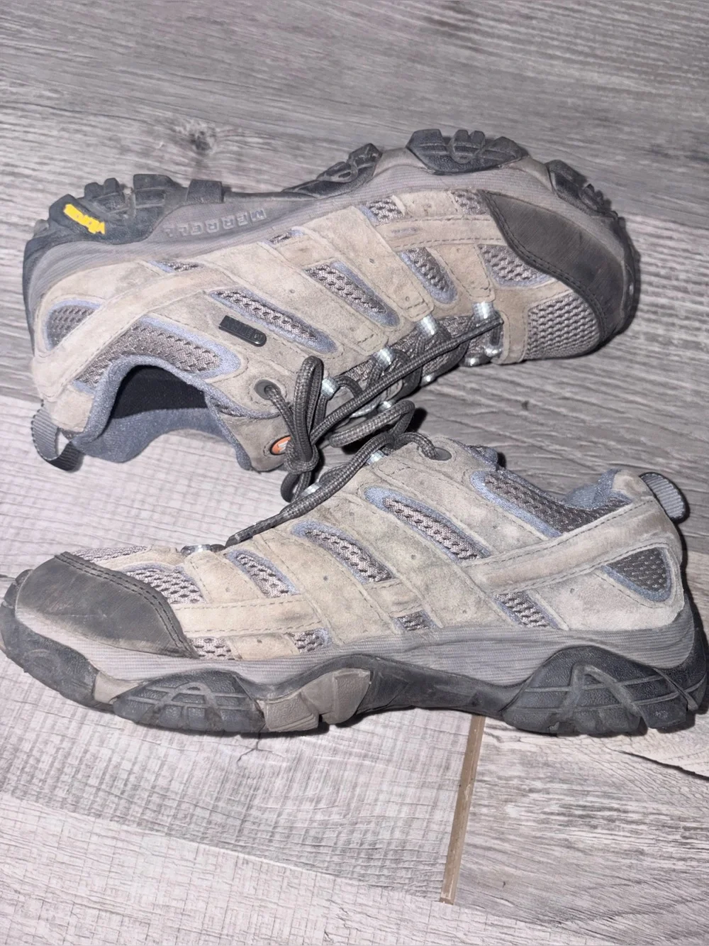 Merrell Moab 3 Waterproof Granite Hiking Shoe Size 8.5 Womens vibram